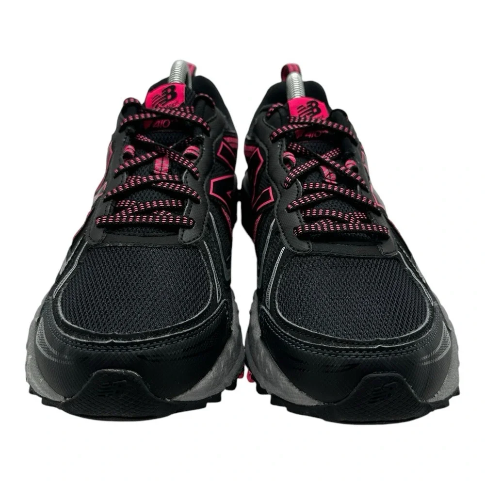 New Balance 410 V5 Shoes Women's Size 11 B Black Pink Hiking Sneakers WT410LB5‎